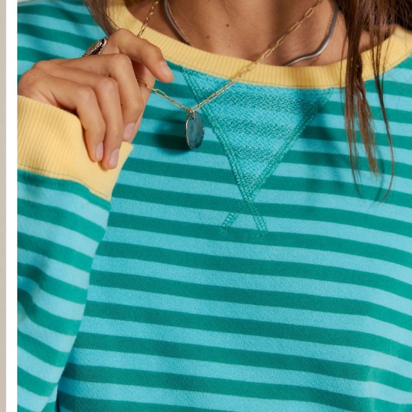 Free People Seaglass Combo Striped sweater - Picture 4 of 5